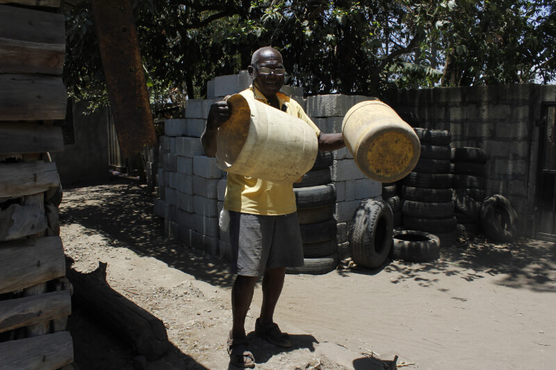 Joyce Weaving Project volunteering Tanzania