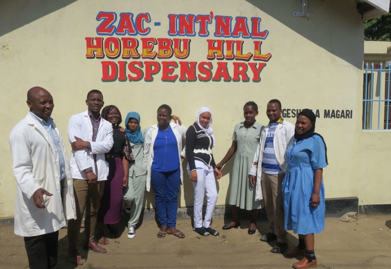 Horebu Hill Dispensary healthcare volunteering