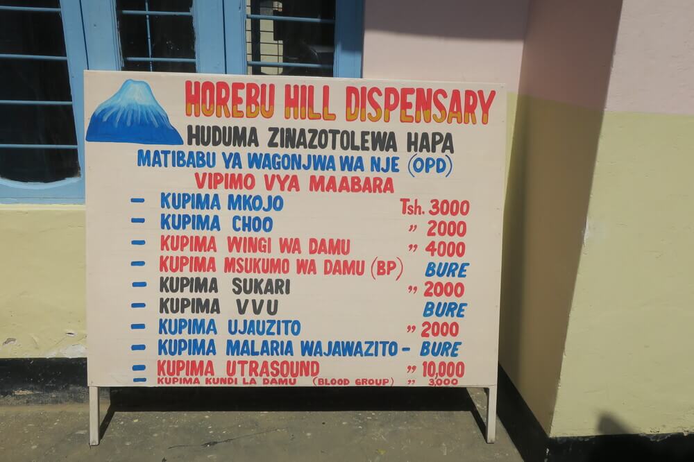 Horebu Hill Dispensary healthcare services